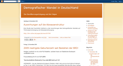 Desktop Screenshot of bevoelkerungsrueckgang-demografie.blogspot.com