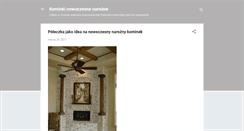Desktop Screenshot of kominki-nowoczesne-narozne.blogspot.com