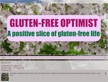 Tablet Screenshot of glutenfreeoptimist.blogspot.com
