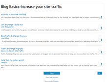 Tablet Screenshot of increaseyoursitetraffic.blogspot.com