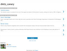 Tablet Screenshot of dietzcanary-adietz.blogspot.com
