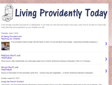 Tablet Screenshot of living-providently-today.blogspot.com