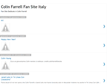 Tablet Screenshot of colinfansiteitaly.blogspot.com