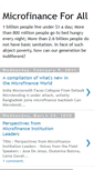 Mobile Screenshot of microfinance4all.blogspot.com