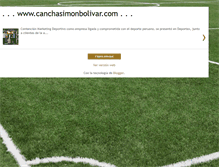 Tablet Screenshot of canchasimonbolivar.blogspot.com