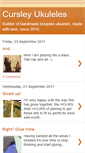 Mobile Screenshot of cursleyukuleles.blogspot.com
