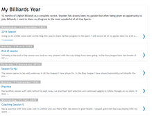 Tablet Screenshot of mybilliardsyear.blogspot.com