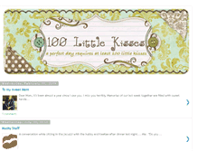 Tablet Screenshot of 100littlekisses.blogspot.com