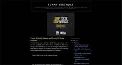 Desktop Screenshot of funny-birthday.blogspot.com