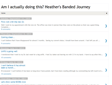 Tablet Screenshot of heathersbandedjourney.blogspot.com