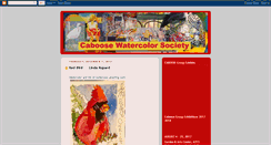 Desktop Screenshot of caboosewatercolorsociety.blogspot.com