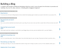 Tablet Screenshot of building-a-blog.blogspot.com