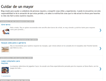 Tablet Screenshot of cuidardeunmayor.blogspot.com