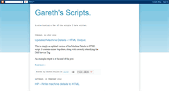 Desktop Screenshot of gpullen-scripts.blogspot.com