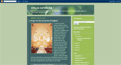 Desktop Screenshot of anglia-catholica.blogspot.com