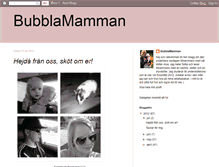 Tablet Screenshot of bubblamamman.blogspot.com