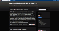Desktop Screenshot of activatemydna-dnaactivation.blogspot.com