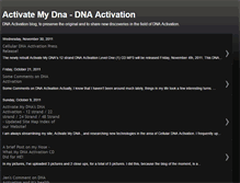 Tablet Screenshot of activatemydna-dnaactivation.blogspot.com