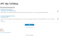 Tablet Screenshot of ppt-vba.blogspot.com