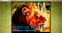 Desktop Screenshot of castadeleones.blogspot.com