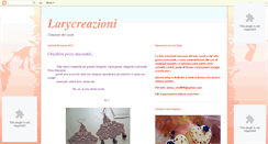 Desktop Screenshot of larycreazioni.blogspot.com