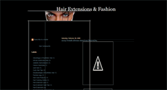 Desktop Screenshot of fashion-hairextensions.blogspot.com