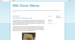 Desktop Screenshot of milkdonormama.blogspot.com