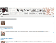 Tablet Screenshot of flyingshoesstudio.blogspot.com