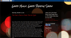 Desktop Screenshot of goodmusicgoodpeopleshow.blogspot.com