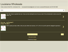 Tablet Screenshot of louisianawholesale.blogspot.com