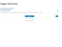 Tablet Screenshot of nagpuruniniversity.blogspot.com