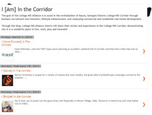 Tablet Screenshot of collegehillcorridor.blogspot.com