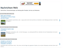 Tablet Screenshot of nachrichten-welt.blogspot.com