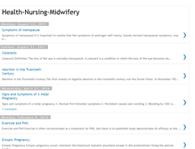 Tablet Screenshot of health-nursing-midwifery.blogspot.com