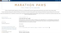 Desktop Screenshot of marathonpaws.blogspot.com