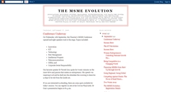 Desktop Screenshot of msmeevolution.blogspot.com