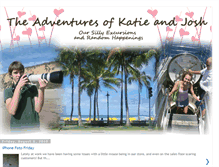 Tablet Screenshot of katieandjoshsadventures.blogspot.com