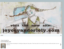 Tablet Screenshot of joycevanderlely-artist.blogspot.com