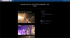 Desktop Screenshot of pashchatyaentertainment.blogspot.com