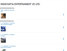 Tablet Screenshot of pashchatyaentertainment.blogspot.com