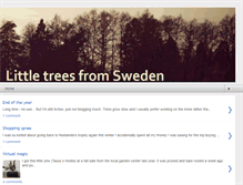 Tablet Screenshot of littletreesfromsweden.blogspot.com