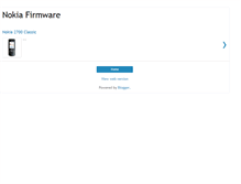 Tablet Screenshot of firmware-nokia.blogspot.com