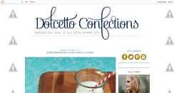 Desktop Screenshot of dolcettoconfections.blogspot.com