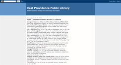 Desktop Screenshot of eastprovlibrary.blogspot.com