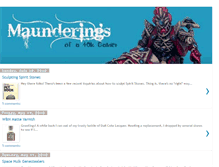 Tablet Screenshot of 40kmaunderings.blogspot.com