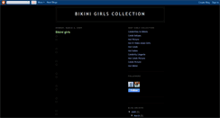 Desktop Screenshot of bikinigirlscollection.blogspot.com