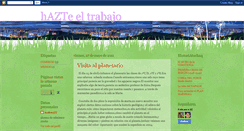 Desktop Screenshot of hazteeltrabajo.blogspot.com