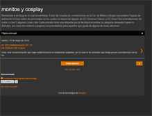 Tablet Screenshot of monitosycosplay.blogspot.com