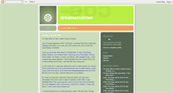 Desktop Screenshot of dreamercorner.blogspot.com