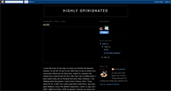 Desktop Screenshot of mattraineywp-highlyopinionated.blogspot.com